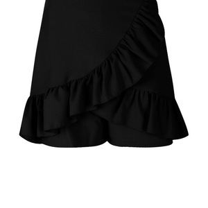BooHoo Julie Woven Ruffle Tailored Skort
